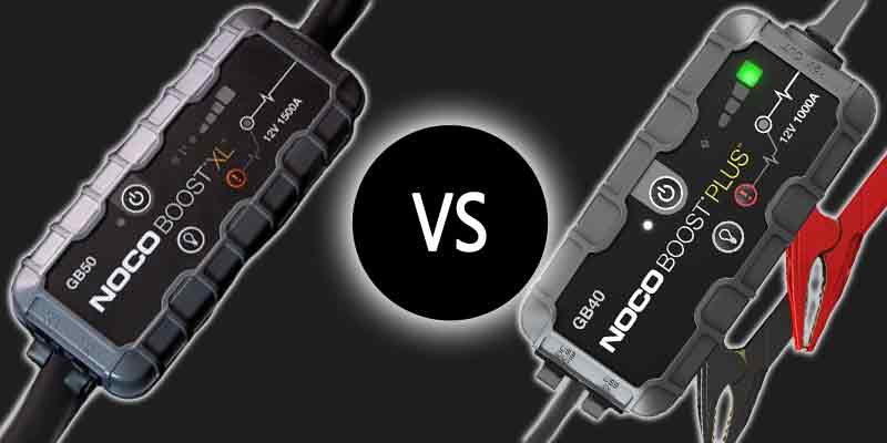 NOCO Boost Plus GB40 vs XL GB50